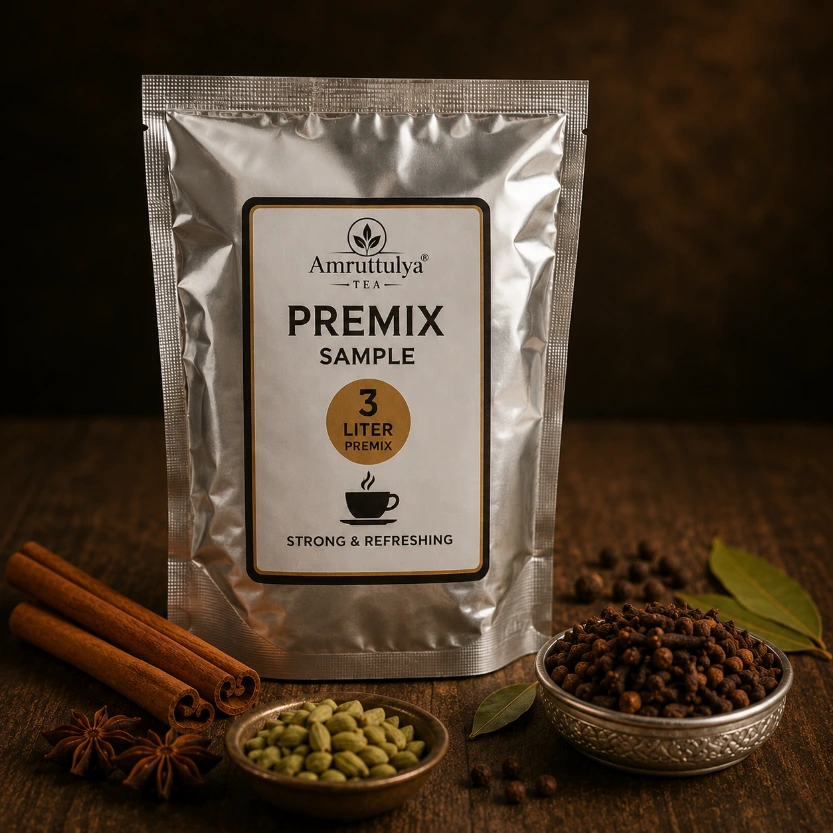 Amruttulya® Premix Sample (Amruttulya® Sugar Premix, Amruttulya® Blend Dust, Amruttulya® Ginger Flavour)